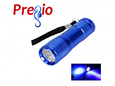 Φακός UV με 9 LED Pregio