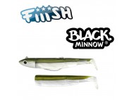 Ψαράκι σιλικόνης FIIISH BLACK MINNOW COMBO #1