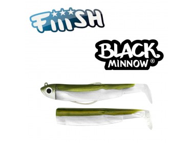 Ψαράκι σιλικόνης FIIISH  BLACK MINNOW COMBO #3