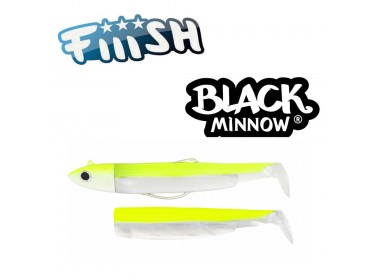 Ψαράκι σιλικόνης FIIISH  BLACK MINNOW COMBO #3