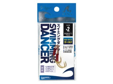 Ασσύμετρα Assist Hooks Διπλά Swimming Dancer Hayabusa FS-492