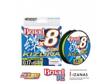 Νήμα οκτάκλωνο OWNER Kizuna Super Chartreuse 135m