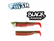 Ψαράκι σιλικόνης FIIISH  BLACK MINNOW COMBO #3