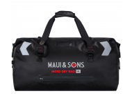 Στεγανό σακίδιο MAUI&SONS μοτοσικλέτας 55lt Roll Top μαύρo 